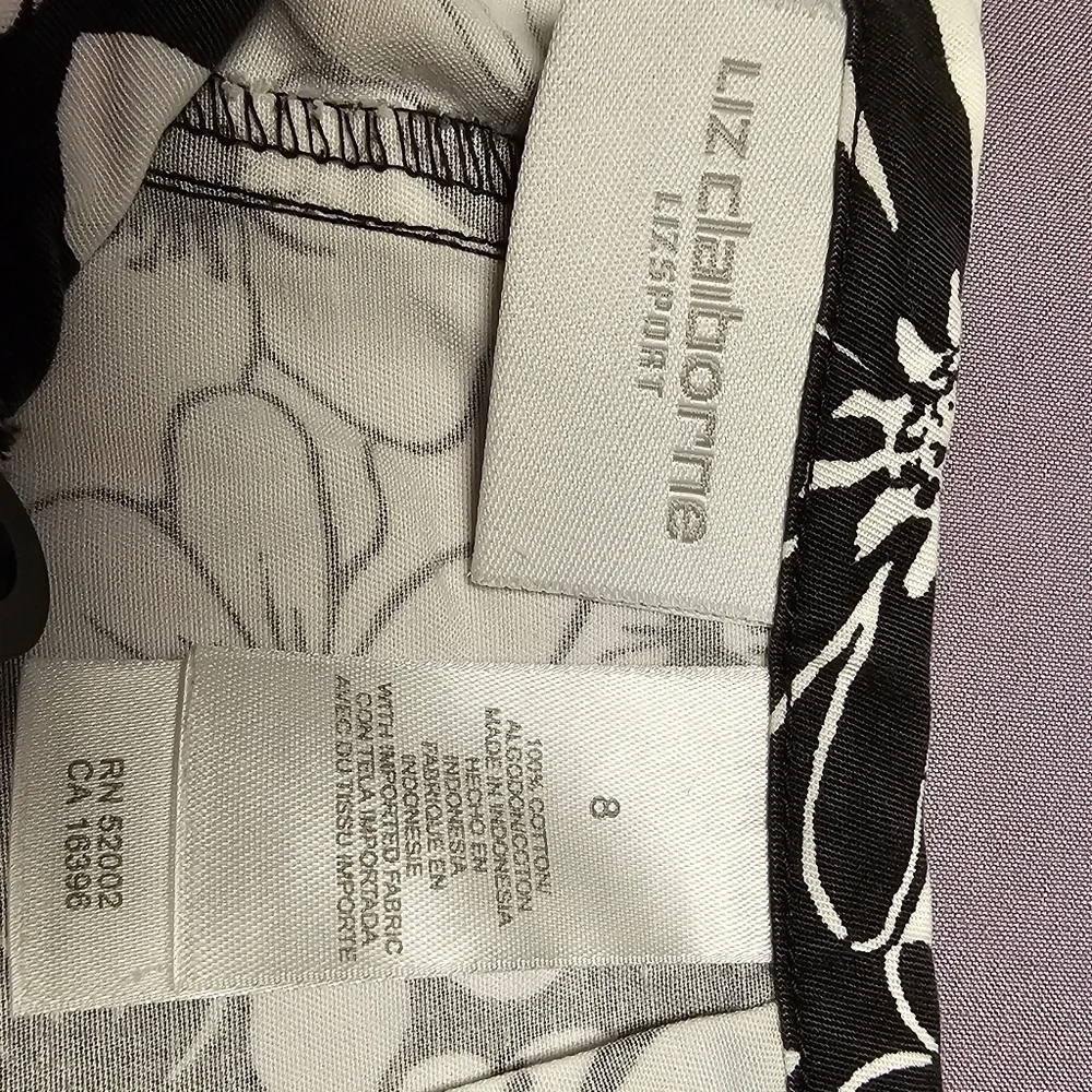 Liz Claiborne Capris sz 8 - Picture 6 of 9